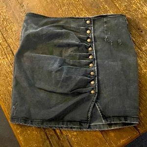 Retrofête black denim mini skirt. Fantastic condition. Only worn once.